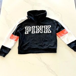 PINK Victoria’s Secret Colorblock Cowlneck Hoodie